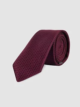 ГАЛСТУК МУЖСКОЙ PEPLOS БОРДОВЫЙ. МИКРОДИЗАЙН (250/157473-2)