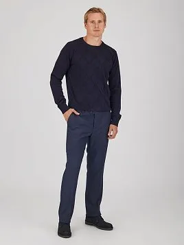 МУЖСКОЙ ДЖЕМПЕР KN26J004 ТЕМНО-СИНИЙ