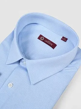 СОРОЧКА МУЖСКАЯ MAJESTIC LEGATE SH24063-R ГОЛУБОЙ (ТРИКОТАЖНАЯ)