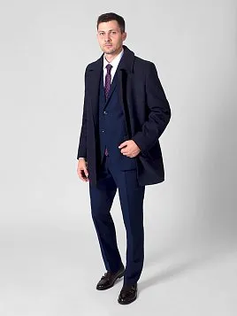 ПАЛЬТО МУЖСКОЕ PEPLOS OW2109-CT СИНИЙ