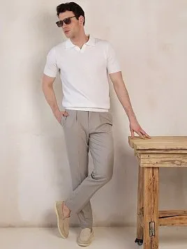 БРЮКИ МУЖСКИЕ PEPLOS TR25127-283 БЕЖЕВЫЙ