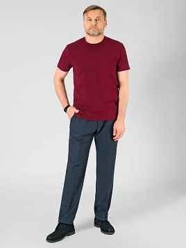 ФУТБОЛКА МУЖСКАЯ PEPLOS TS23108-R БОРДОВЫЙ