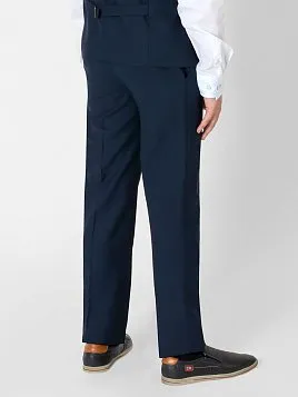 БРЮКИ ДЛЯ МАЛЬЧИКА МЛ. ШКОЛА PEPLOS TR23B002-312 ТЕМНО-СИНИЙ