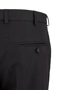 ЧЁРНЫЕ ОДНОТОННЫЕ БРЮКИ TR27096-220