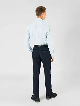 БРЮКИ ПОДРОСТКОВЫЕ PEPLOS TR22T006-282 СИНИЙ (Утепленные/Флис)