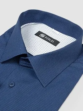 СОРОЧКА МУЖСКАЯ PEPLOS SH22138-R ТЕМНО-СИНИЙ