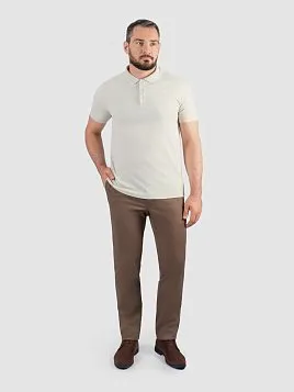 РУБАШКА-ПОЛО МУЖСКАЯ PEPLOS TS24022-P МОЛОЧНЫЙ