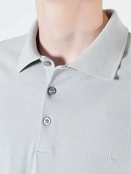 РУБАШКА-ПОЛО ПОДРОСТКОВАЯ С ДЛИННЫМ РУКАВОМ PEPLOS TS23T24-P СЕРЫЙ