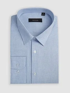 МУЖСКАЯ СОРОЧКА SH26071-R СИНЯЯ