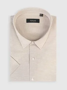 СОРОЧКА МУЖСКАЯ PEPLOS SH25023-K-R ШАМПАНЬ