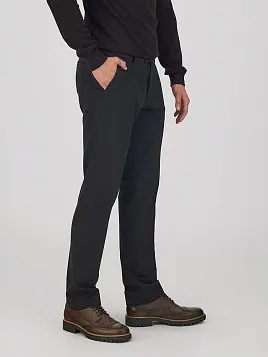 МУЖСКИЕ БРЮКИ ИЗ ЭЛАСТИЧНОЙ ТКАНИ TR26124-200 ТЕМНО-СЕРЫЕ