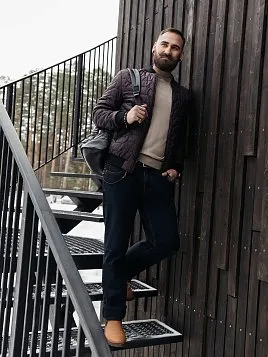 КУРТКА МУЖСКАЯ PEPLOS OW2323-JA КОРИЧНЕВЫЙ