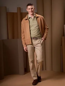 ТРИКОТАЖНАЯ РУБАШКА KN26SH057 ЗЕЛЕНАЯ