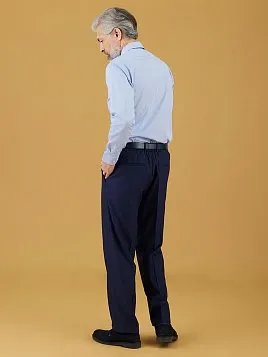 БРЮКИ НА РЕЗИНКЕ TR26141-298-63 СИНИЕ