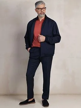 БОМБЕР МУЖСКОЙ PEPLOS BM25162 ТЕМНО-СИНИЙ