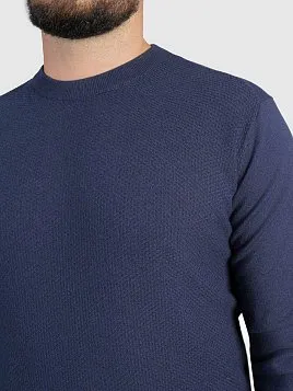 ДЖЕМПЕР МУЖСКОЙ PEPLOS KN25J023 ТЕМНО-СИНИЙ