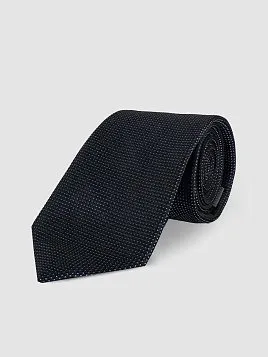 ГАЛСТУК МУЖСКОЙ PEPLOS ТЕМНО-СИНИЙ. МИКРОДИЗАЙН (400/157526-2)