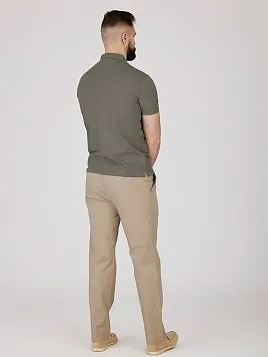 РУБАШКА-ПОЛО ИЗ ТКАНИ ПИКЕ TSP26004-LR ЗЕЛЕНАЯ