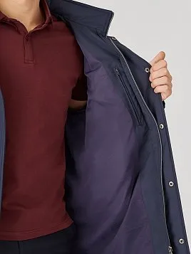 МУЖСКОЙ ПЛАЩ OW2633-CL ТЕМНО-СИНИЙ