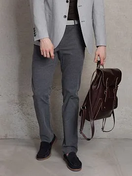 БРЮКИ МУЖСКИЕ PEPLOS P2511-SL ТЕМНО-СЕРЫЙ