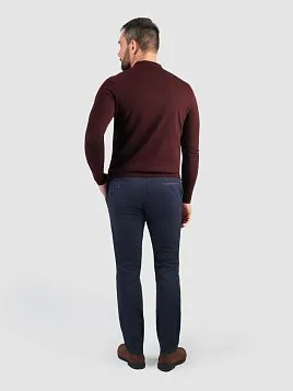 ДЖЕМПЕР МУЖСКОЙ PEPLOS KN25SH043 БОРДОВЫЙ