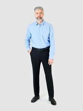 БРЮКИ МУЖСКИЕ PEPLOS TR24902-234 ЧЁРНЫЙ