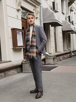 КОСТЮМ МУЖСКОЙ PEPLOS SU23101-R СВЕТЛО-СЕРЫЙ