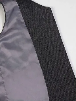 ЖИЛЕТ ДЛЯ МАЛЬЧИКА МЛ. ШКОЛА PEPLOS V23B004-350 ТЕМНО-СЕРЫЙ