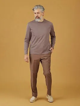 МУЖСКОЙ ЛОНГСЛИВ TS26205-L КОРИЧНЕВЫЙ