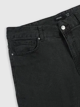 ДЖИНСЫ МУЖСКИЕ PEPLOS J2504-SL ТЕМНО-СЕРЫЙ