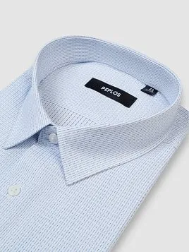 СОРОЧКА МУЖСКАЯ PEPLOS SH24069-K-C ГОЛУБОЙ