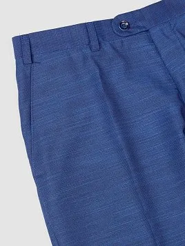 КОСТЮМ МУЖСКОЙ CLAUDIO VERD SU21033-SL СИНИЙ (ЖИЛЕТ ОТДЕЛЬНО)