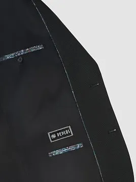 КОСТЮМ МУЖСКОЙ PEPLOS SU24005-R ЧЁРНЫЙ