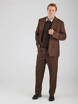 КОРИЧНЕВЫЙ МУЖСКОЙ ПИДЖАК JA26134-С 