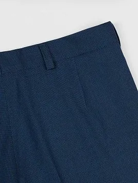 БРЮКИ ДЛЯ МАЛЬЧИКА PEPLOS TR22J023-315 СИНИЙ (Полнотные)