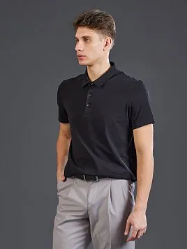 РУБАШКА-ПОЛО TSР26308-R ЧЁРНАЯ