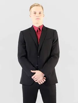 КОСТЮМ МУЖСКОЙ PEPLOS SU25014-С ЧЁРНЫЙ