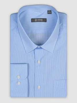 СОРОЧКА МУЖСКАЯ PEPLOS SH22064-C ГОЛУБОЙ