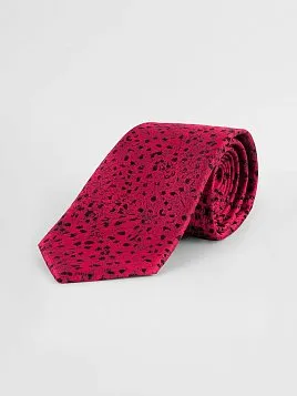 ГАЛСТУК МУЖСКОЙ PEPLOS КРАСНЫЙ. МИКРОДИЗАЙН (400/156634-1)