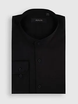 СОРОЧКА МУЖСКАЯ PEPLOS SH25152-SL ЧЁРНЫЙ