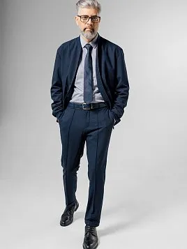 БРЮКИ МУЖСКИЕ PEPLOS TR24027-231 ТЕМНО-СИНИЙ