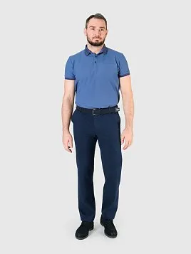 РУБАШКА-ПОЛО МУЖСКАЯ PEPLOS TS24008-P СИНИЙ