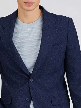ТЕМНО-СИНИЙ МУЖСКОЙ ПИДЖАК JA26161-R 