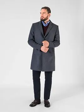 ПАЛЬТО МУЖСКОЕ PEPLOS OW2404-CT СЕРЫЙ