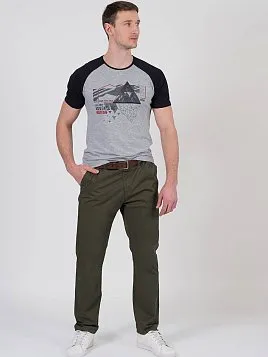 БРЮКИ МУЖСКИЕ PEPLOS P2018-R ЗЕЛЕНЫЙ