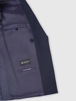 СИНИЙ ДВУБОРТНЫЙ МУЖСКОЙ КОСТЮМ SU26133-R