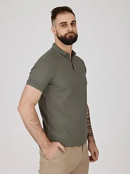 РУБАШКА-ПОЛО ИЗ ТКАНИ ПИКЕ TSP26004-LR ЗЕЛЕНАЯ