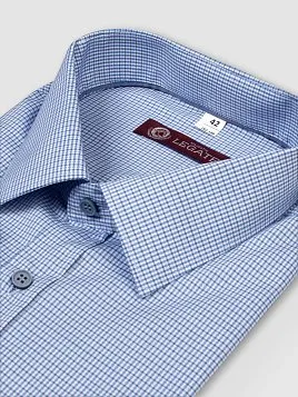 СОРОЧКА МУЖСКАЯ MAJESTIC LEGATE SH20068-SL СИНИЙ