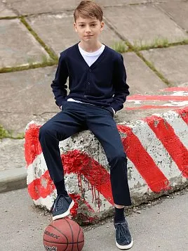 КАРДИГАН ДЕТСКИЙ PEPLOS JKN25C004 ТЕМНО-СИНИЙ