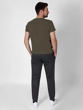 БРЮКИ МУЖСКИЕ СПОРТИВНЫЕ  PEPLOS SP20001 СЕРЫЙ